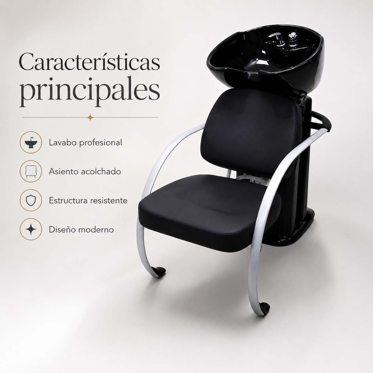 Beauty Style Lavacabeza Bianca Profesional Negro 2580319 – Tina de Porcelana
