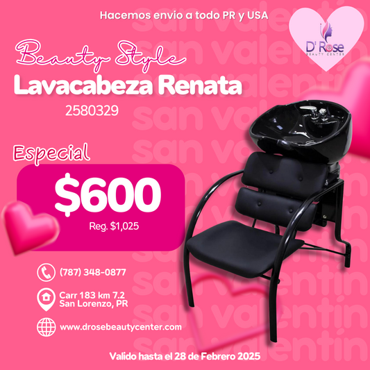 Beauty Style Lava Cabeza Renata para Estilista o Barbero 2580329