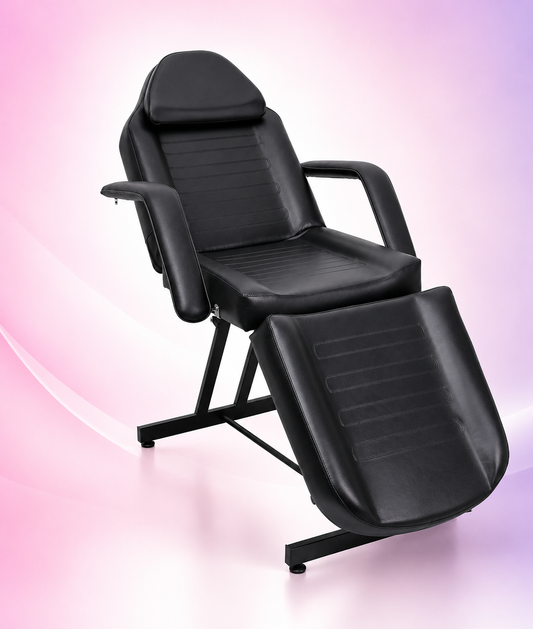Beauty Style Camilla Estética Negra Reclinable de 3 Secciones 400 lb – 2582373