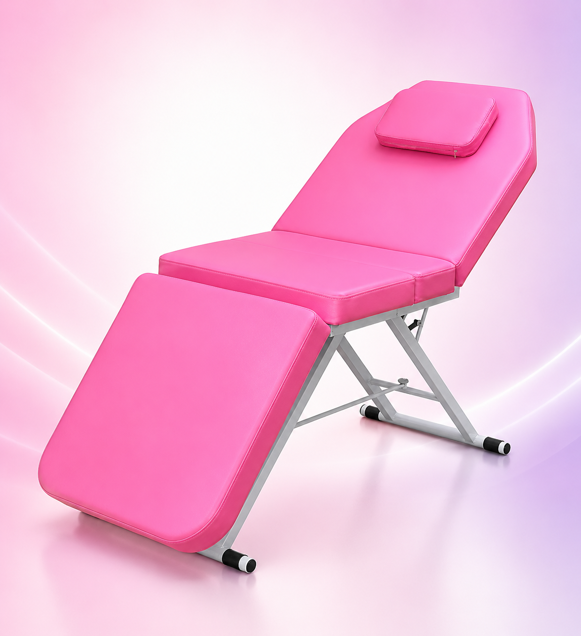 Beauty Style Camilla Estética Plegable Rosa con Respaldo Ajustable – 2582378