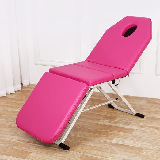 Beauty Style Camilla Estética Plegable Rosa con Respaldo Ajustable – 2582378