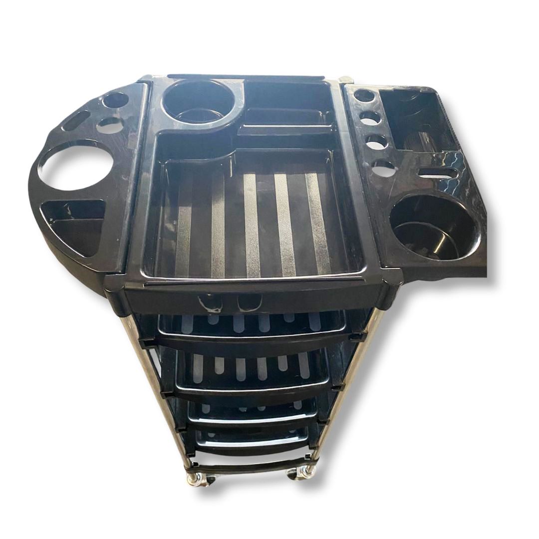 Beauty Style Carrito Auxiliar Barcelona – Negro y Blanco (2586795)