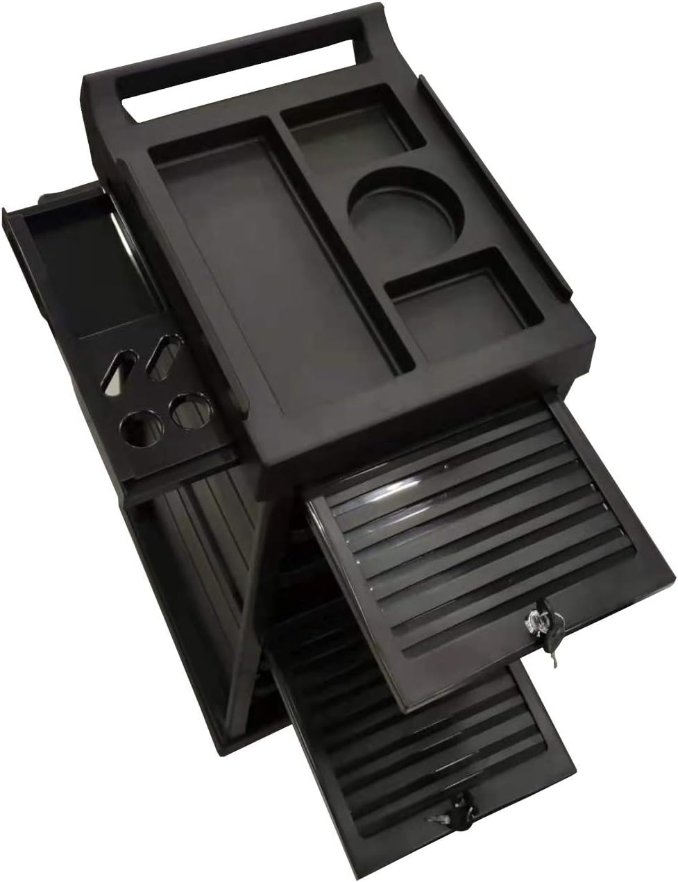 Carrito Auxiliar Marco Beauty Style 2588019 – Carrito Profesional con Cerradura para Salón y Barbería