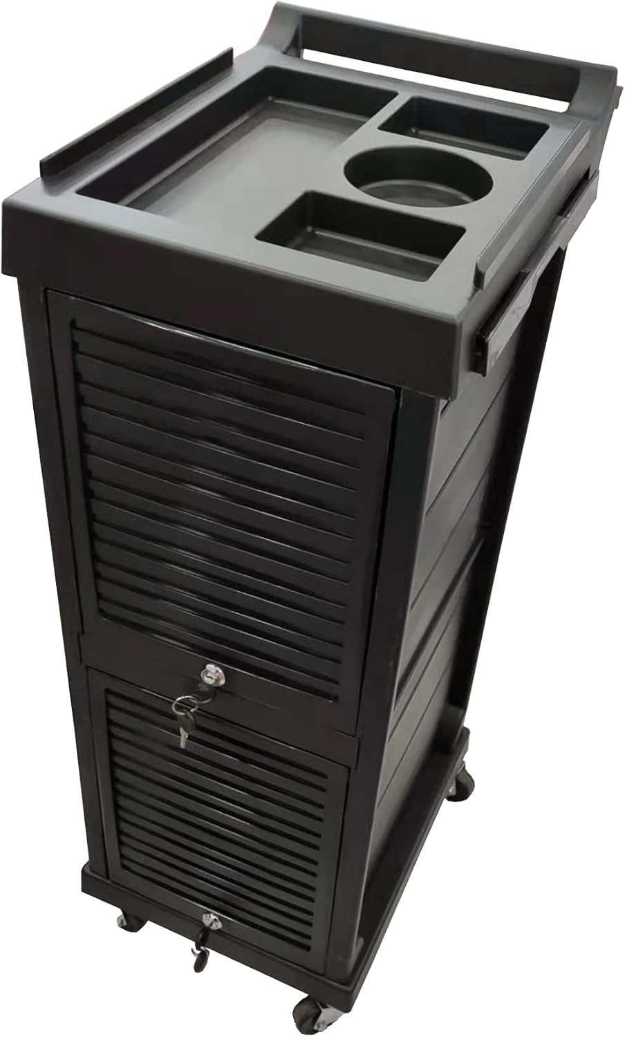 Carrito Auxiliar Marco Beauty Style 2588019 – Carrito Profesional con Cerradura para Salón y Barbería