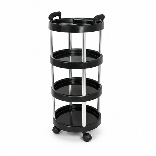 Carrito Auxiliar Linda Beauty Style 2588026 Negro de 4 Niveles