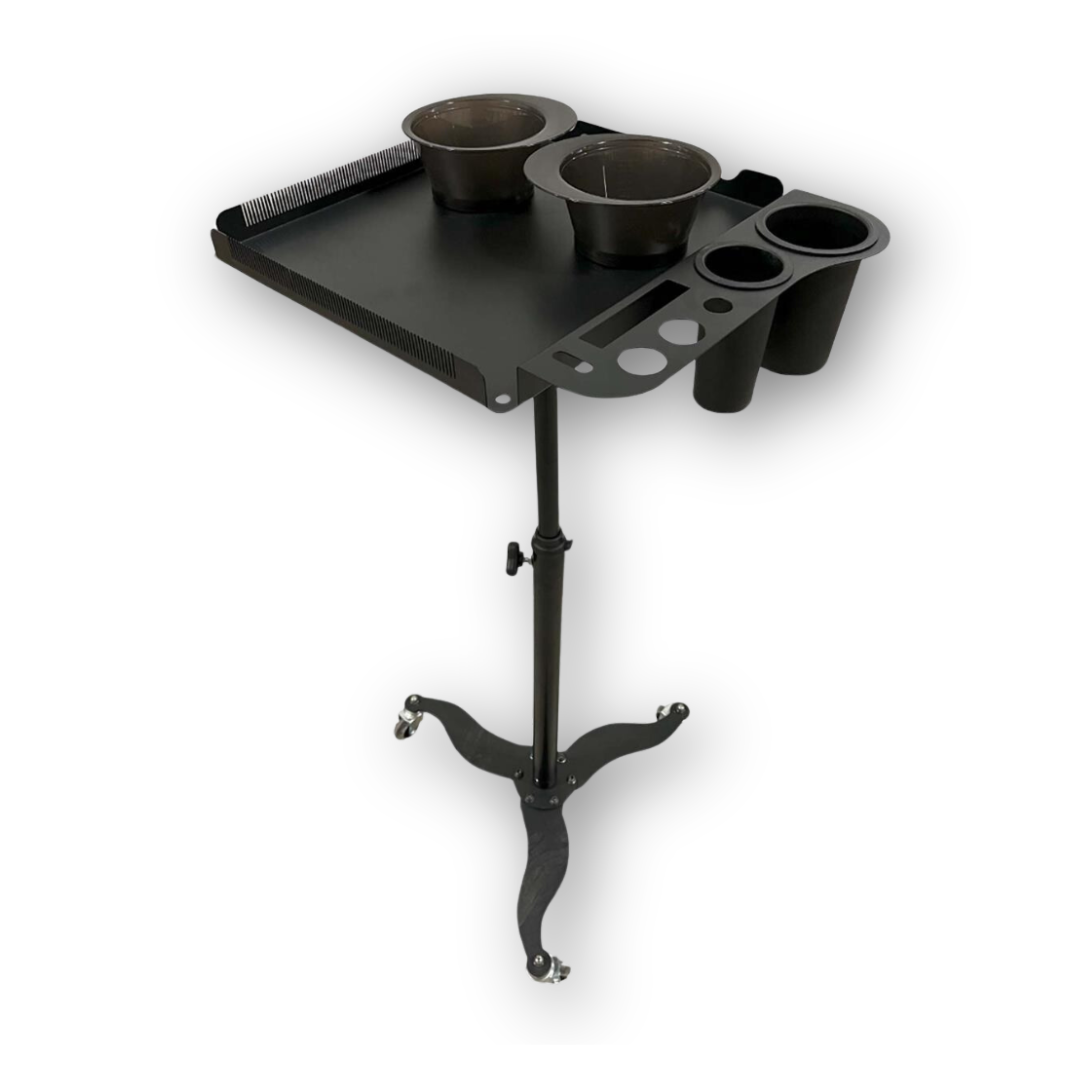 Beauty Style Carrito Auxiliar Agata Para Estilista o Barbero Color Negro 2588037