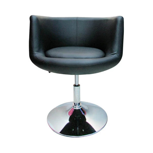 💅✨ Silla Coqueta Profesional de Manicura con Base Hidráulica Cromada – Modelo 2592001 | Comodidad Moderna para Salón