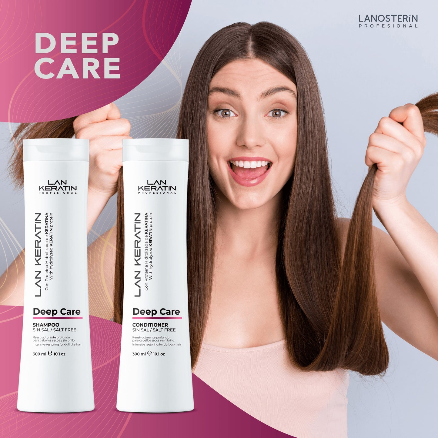 LAN KERATIN PROFESIONAL DEEP CARE ACONDICIONADOR 10.1OZ 40329300