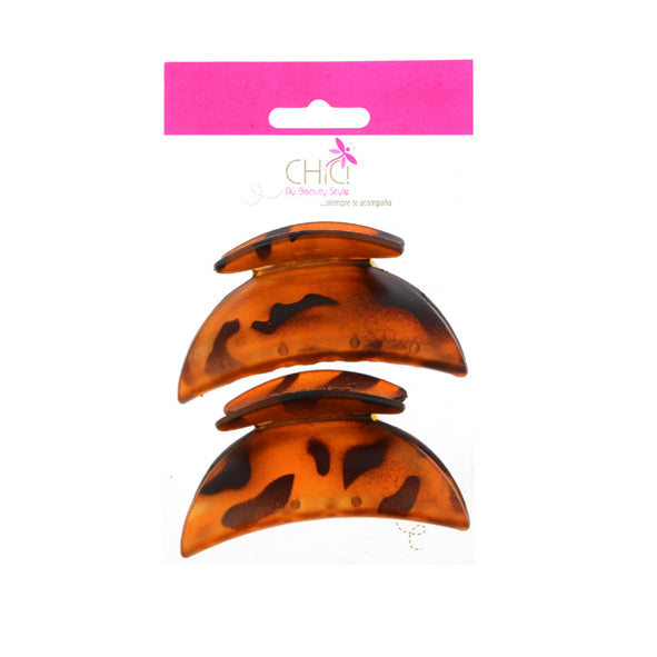 Chic Pinza media Luna Color Carey para el Cabello 2818411