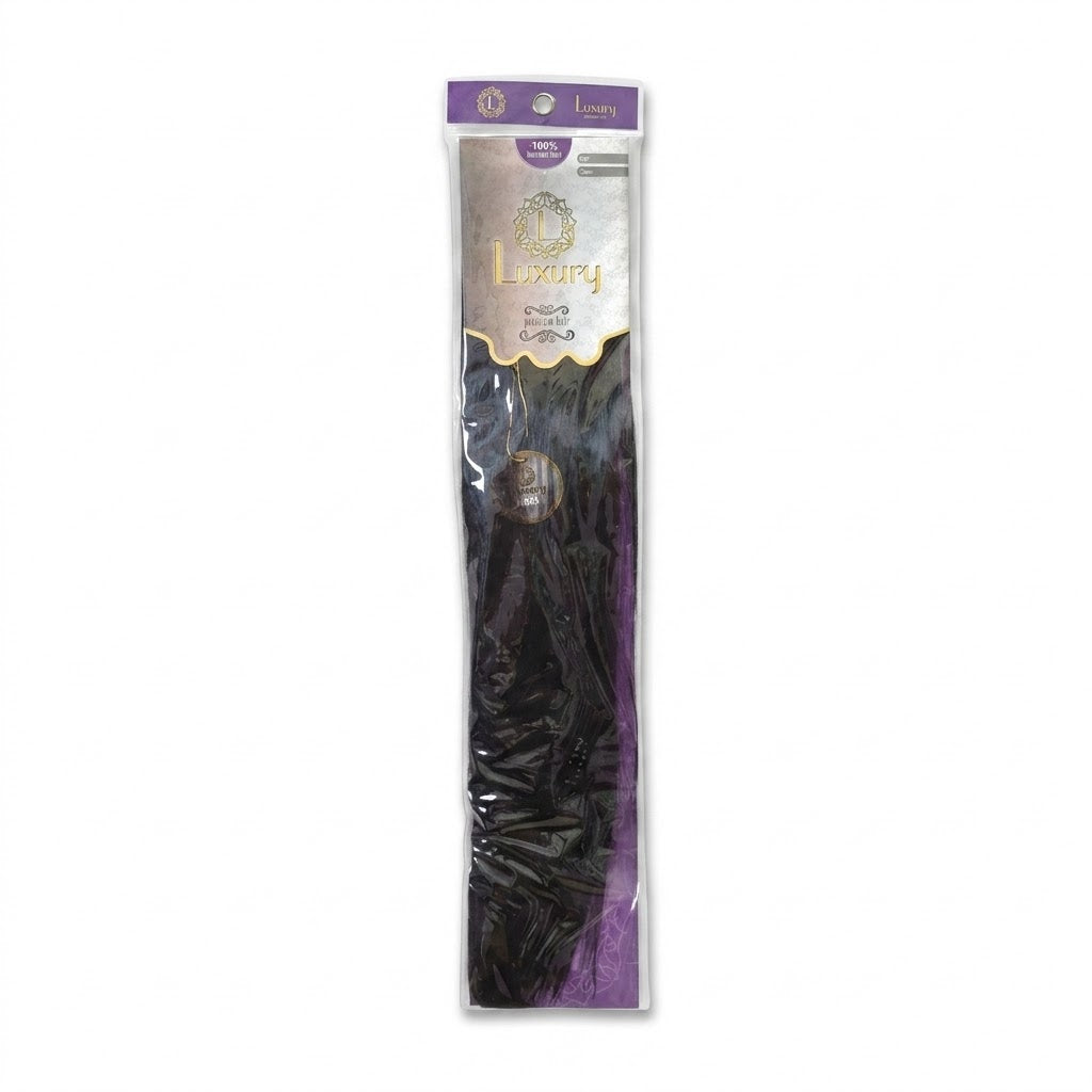 Luxury 100% Human Hair Style Extensión de Cabello Color 4AS 22"