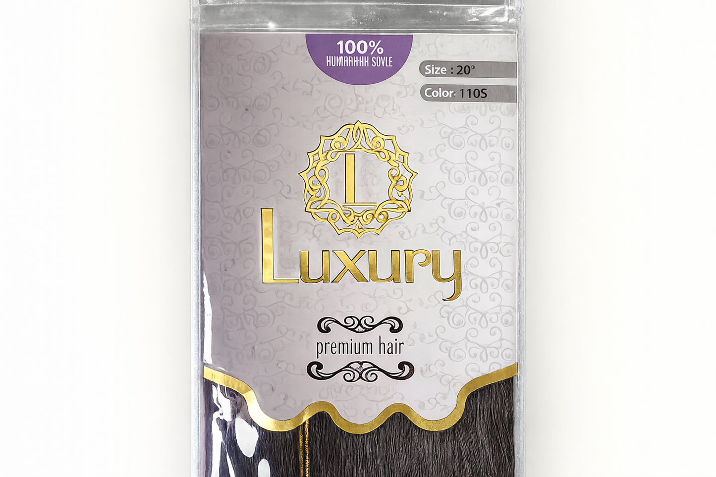 Luxury Extensión de Cabello Human Hair Style Color 110S 20"