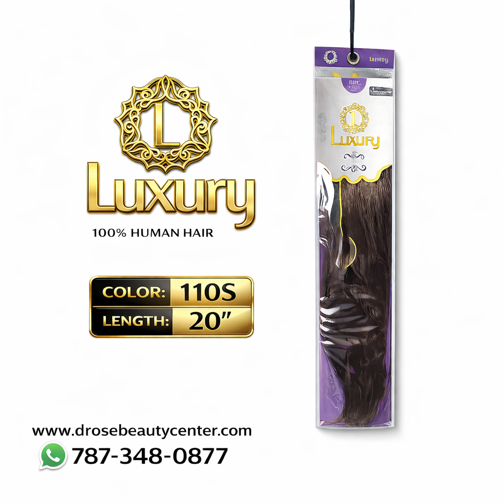 Luxury Extensión de Cabello Human Hair Style Color 110S 20"