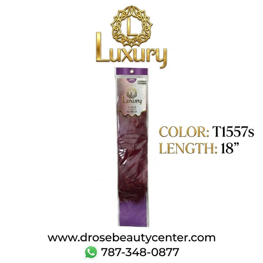 Luxury 100% Human Hair Style Extensión de Cabello Color T1557S 18"