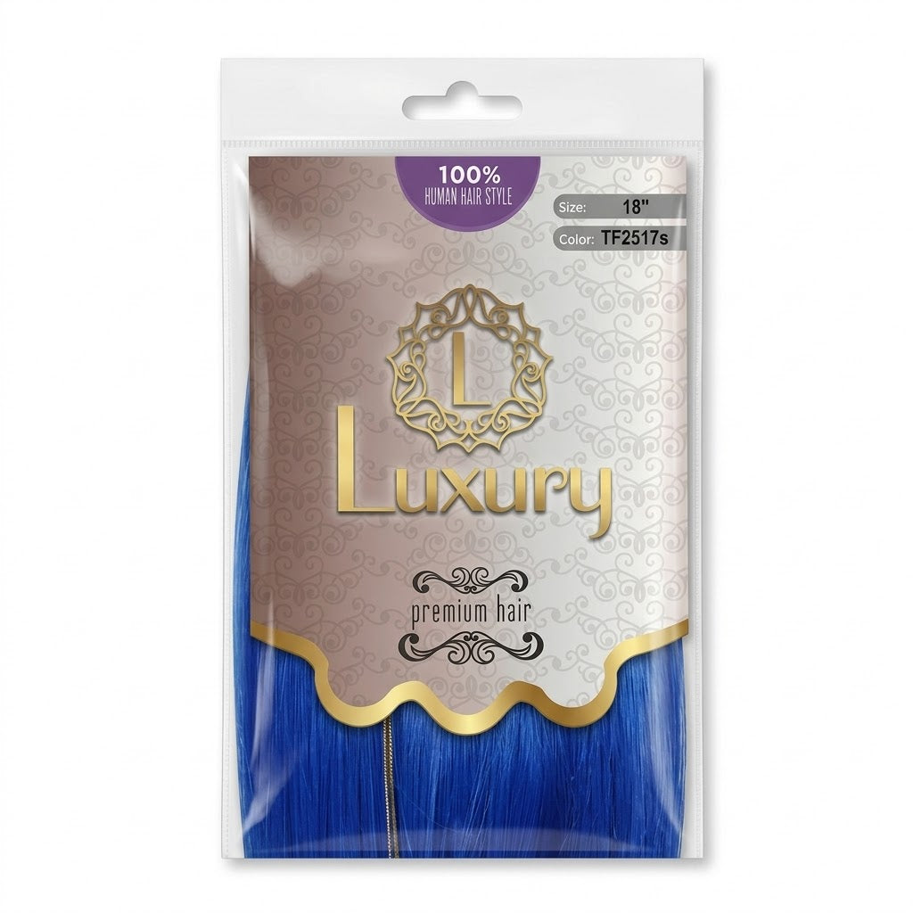 Luxury 100% Human Hair Style Extensión de Cabello Color TF2517S 18"