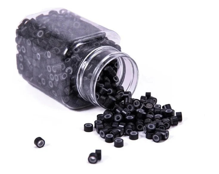 Beauty Style Grapas Negra con Silicone Para Extensiones 3333011