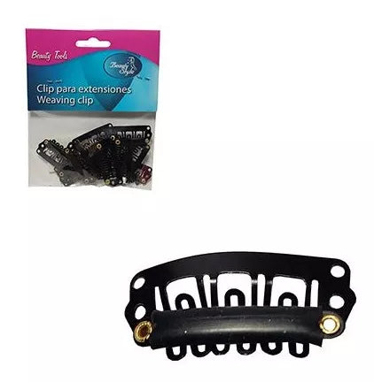 Beauty Style Clip para Extensiones Negro Mediano 3333022