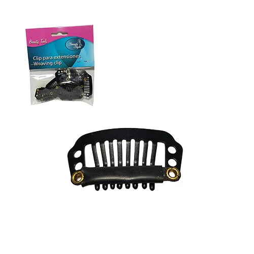 Beauty Style Clip para Extensiones Negro Pequeño 3333031