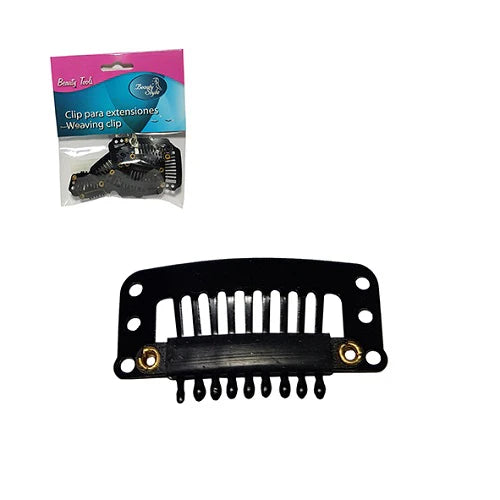 Beauty Style Clip para Extensiones Negro Mediano 3333032