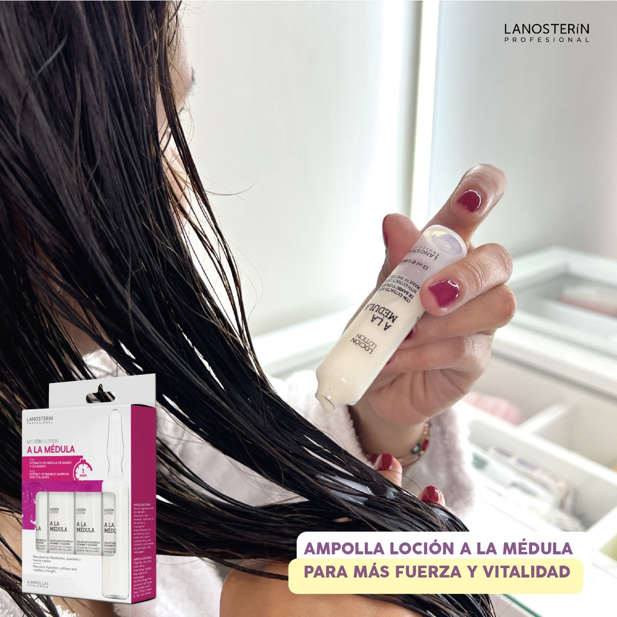 LANOSTERIN PROFESIONAL AMPOLLA LOCION A LA MEDULA .44OZ 2350012