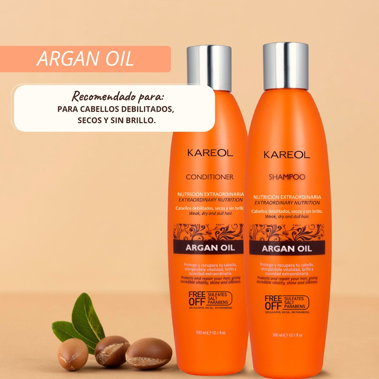 KAREOL ARGAN OIL SHAMPOO 10.1OZ 381010300