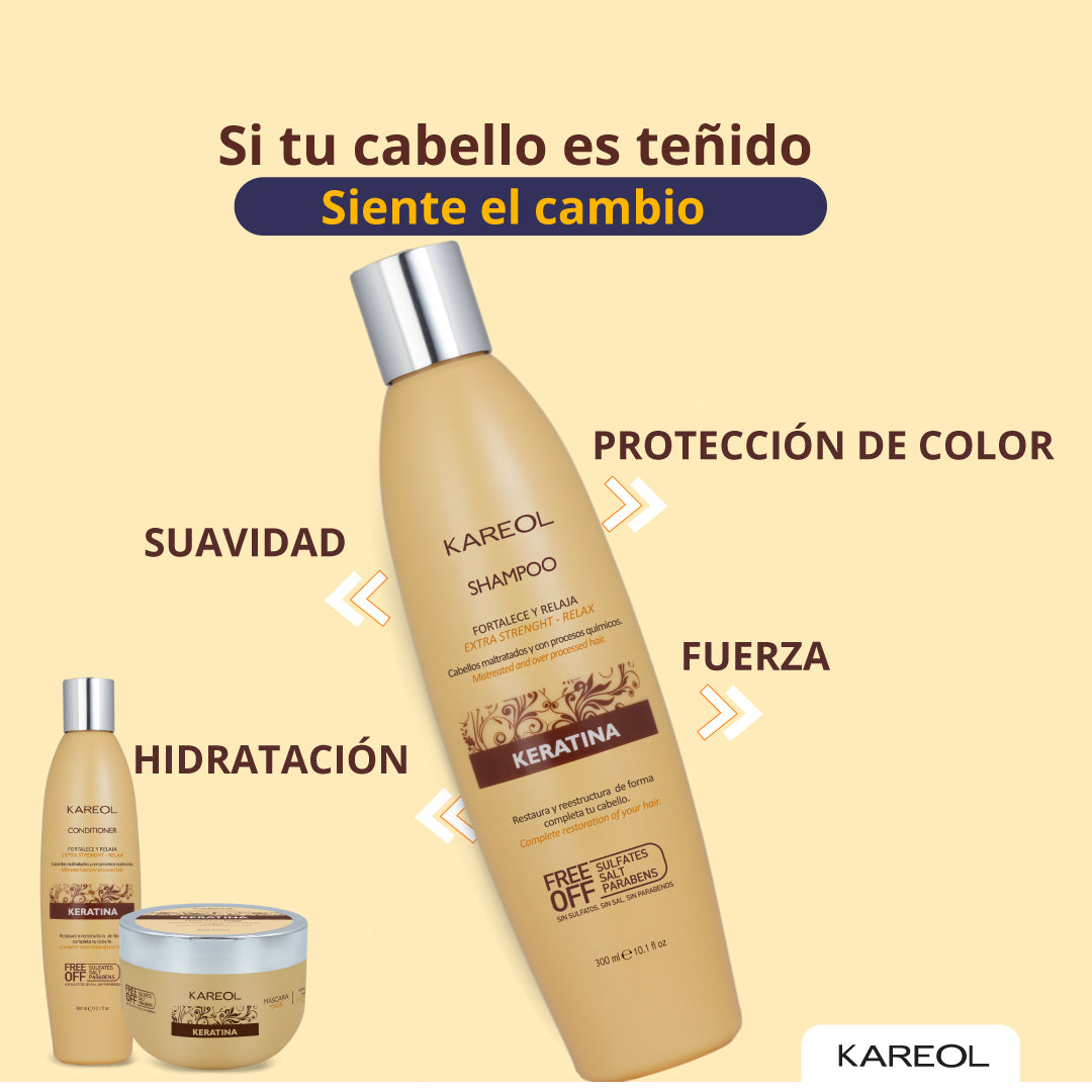 KAREOL KERATINA SHAMPOO 10.1OZ 382010300