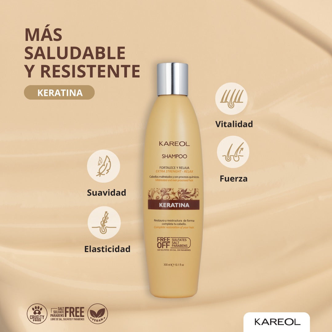 KAREOL KERATINA SHAMPOO 10.1OZ 382010300