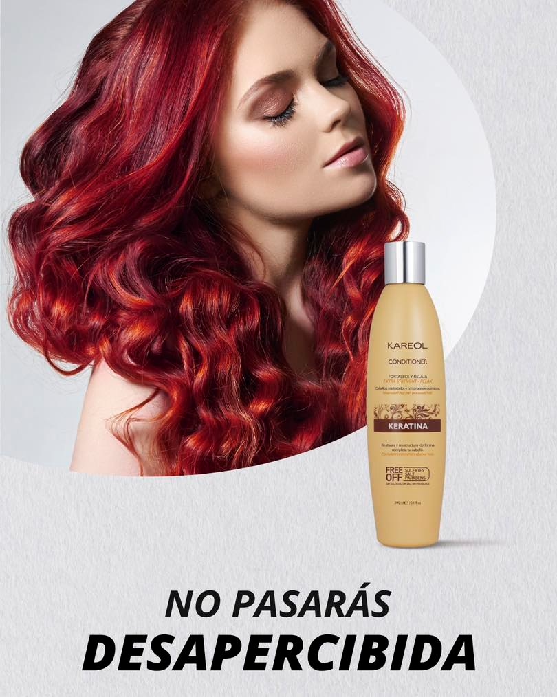 KAREOL Keratina Acondicionador 10.1 oz – Fortalece, Suaviza y Ayuda a Reparar el Cabello