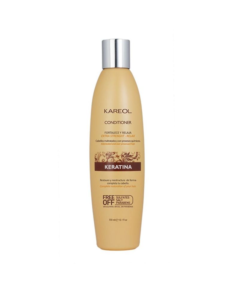 KAREOL Keratina Acondicionador 10.1 oz – Fortalece, Suaviza y Ayuda a Reparar el Cabello
