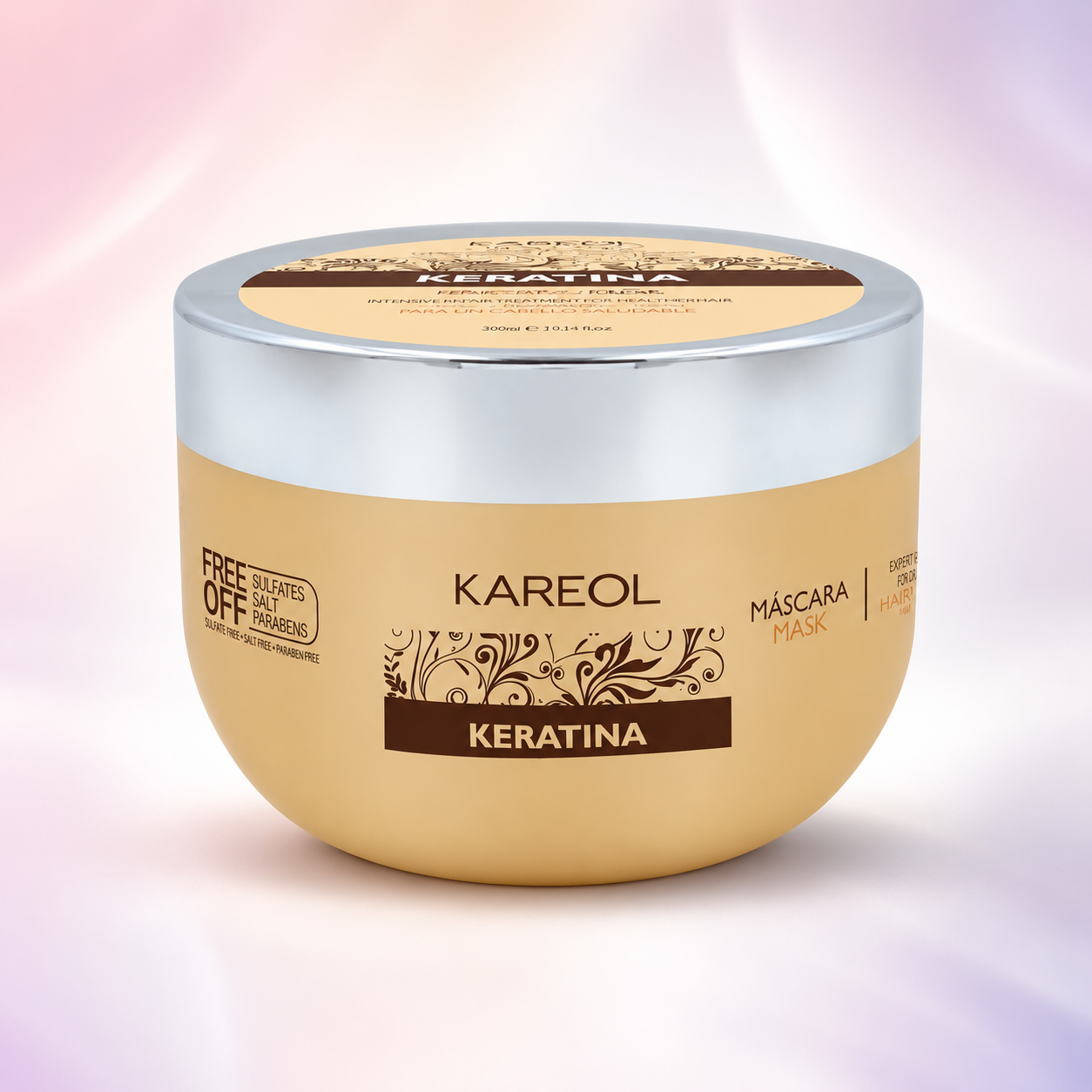KAREOL Keratina Mascarilla Capilar 10.58 oz – Reparación, Fuerza e Hidratación