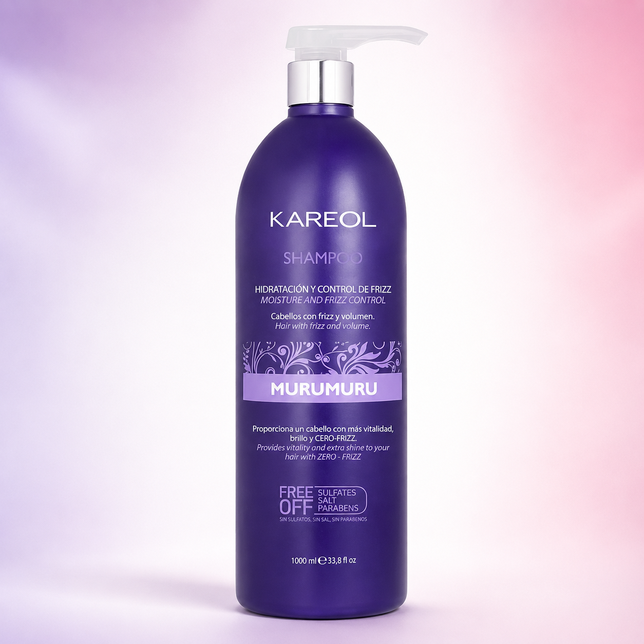Kareol Murumuru Shampoo 33.8 oz – Hidratación y Control del Frizz