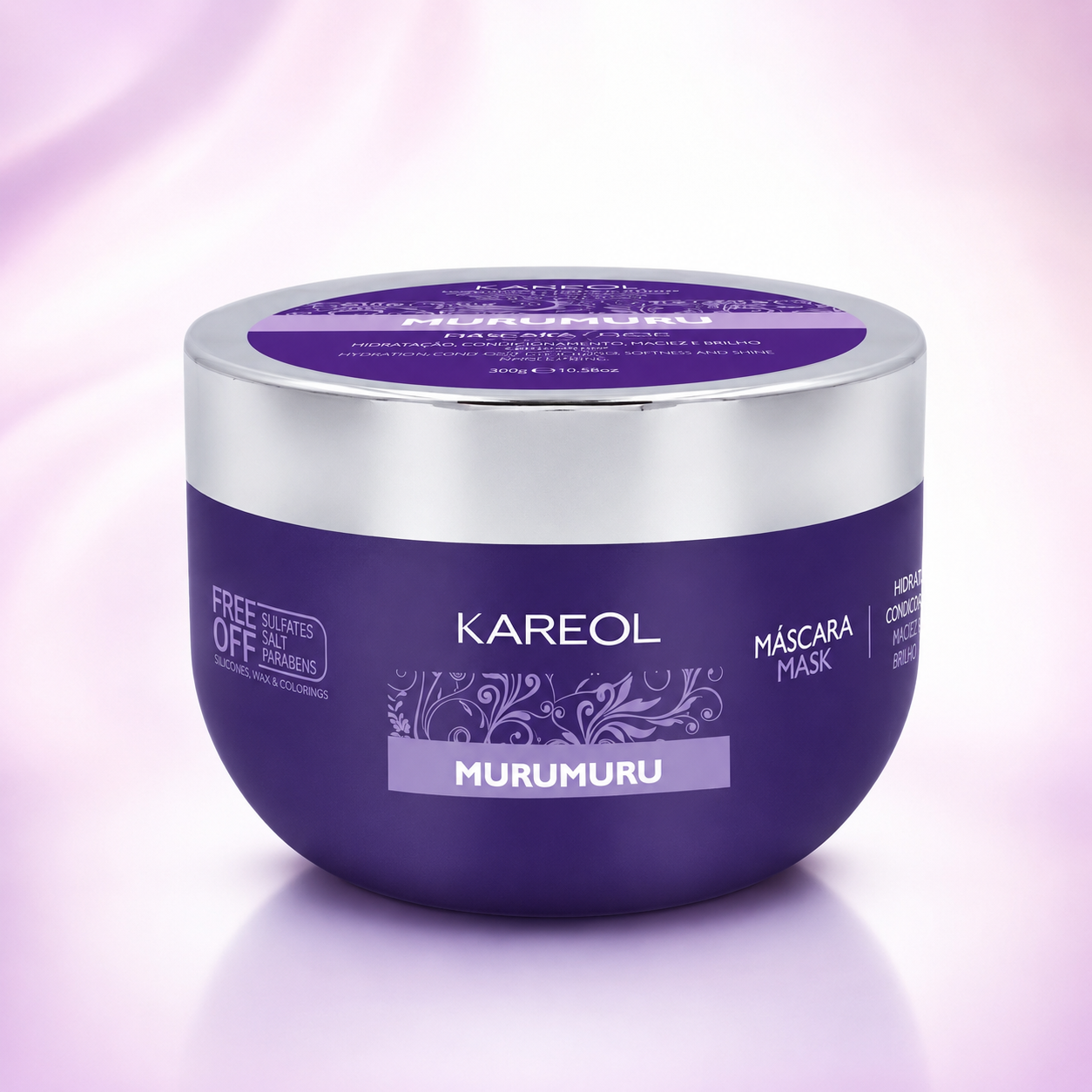Kareol Murumuru Mascarilla Capilar 10.58 oz – Hidratación, Control de Frizz y Volumen