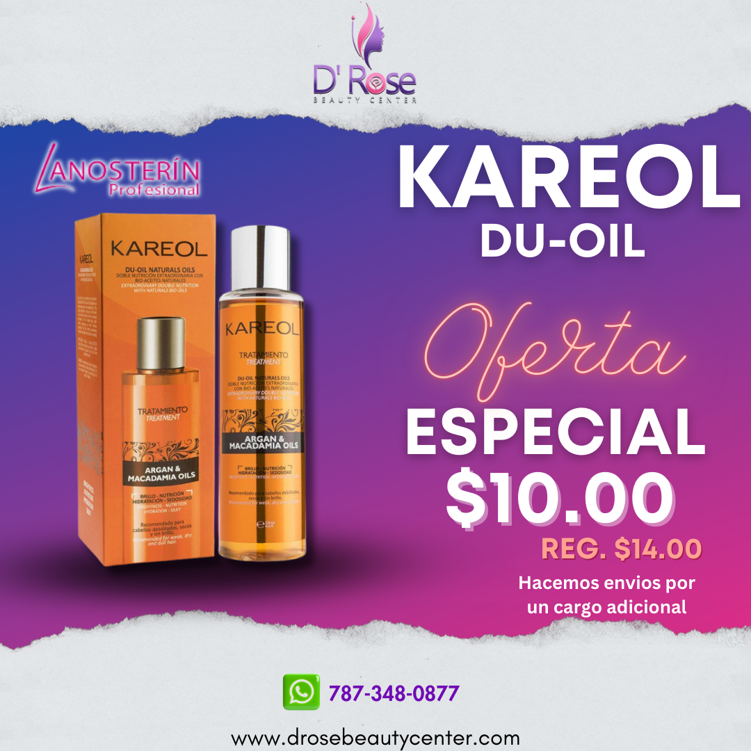 KAREOL ARGAN OIL DU-OIL NATURAL OILS 4OZ 386010120