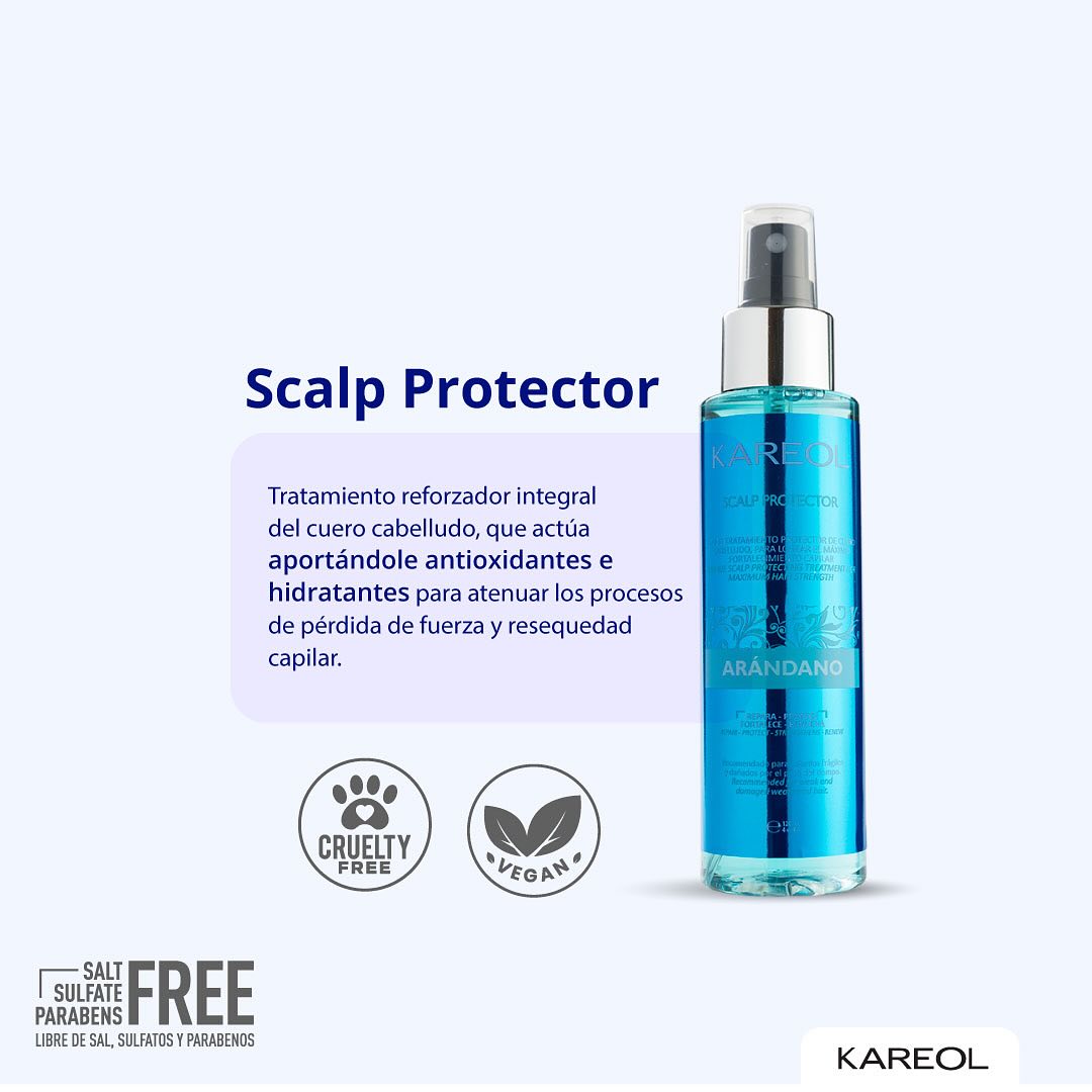 Kareol Arándano Scalp Protector 4 oz – Tratamiento Leave-In para Cuero Cabelludo