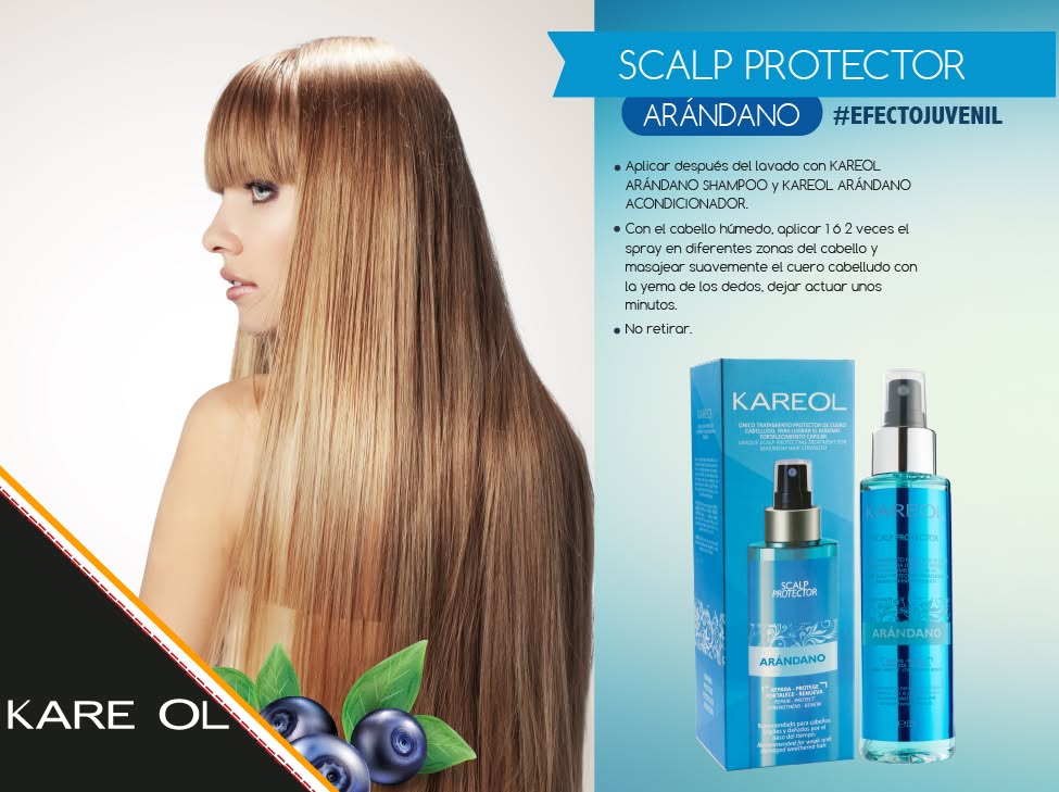 Kareol Arándano Scalp Protector 4 oz – Tratamiento Leave-In para Cuero Cabelludo