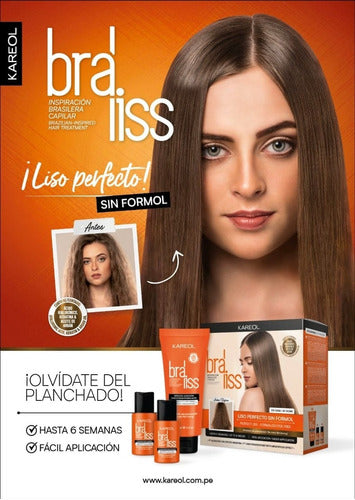 KAREOL BRALISS SHAMPOO + ACONDICIONADOR POST ALISADO 10.1OZ + KIT LACEADOR 2OZ KIT 3PZ