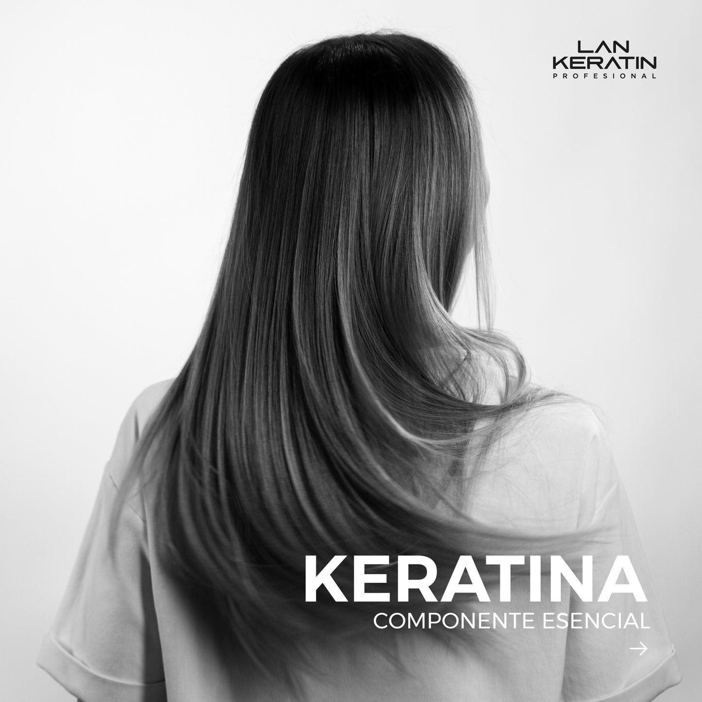 LAN KERATIN Liss Care Kit 3 Piezas Sin Sal 500 ml – Shampoo, Acondicionador y Mascarilla