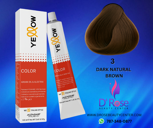 Tinte Yellow 3 Dark Natural Brown – 100ml