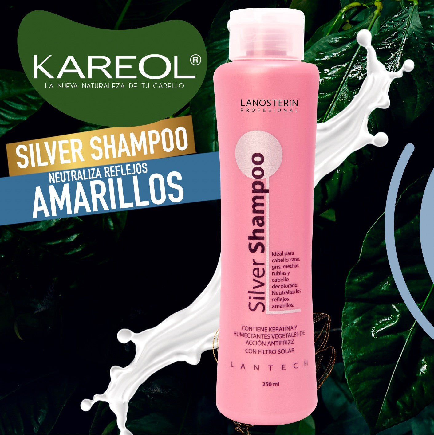 LANOSTERIN PROFESIONAL SILVER SHAMPOO 8.45OZ 40070250