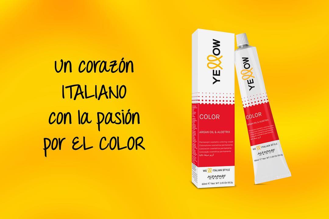 Yellow Tinte 7.31 Rubio Medio Dorado Ceniza 100ml