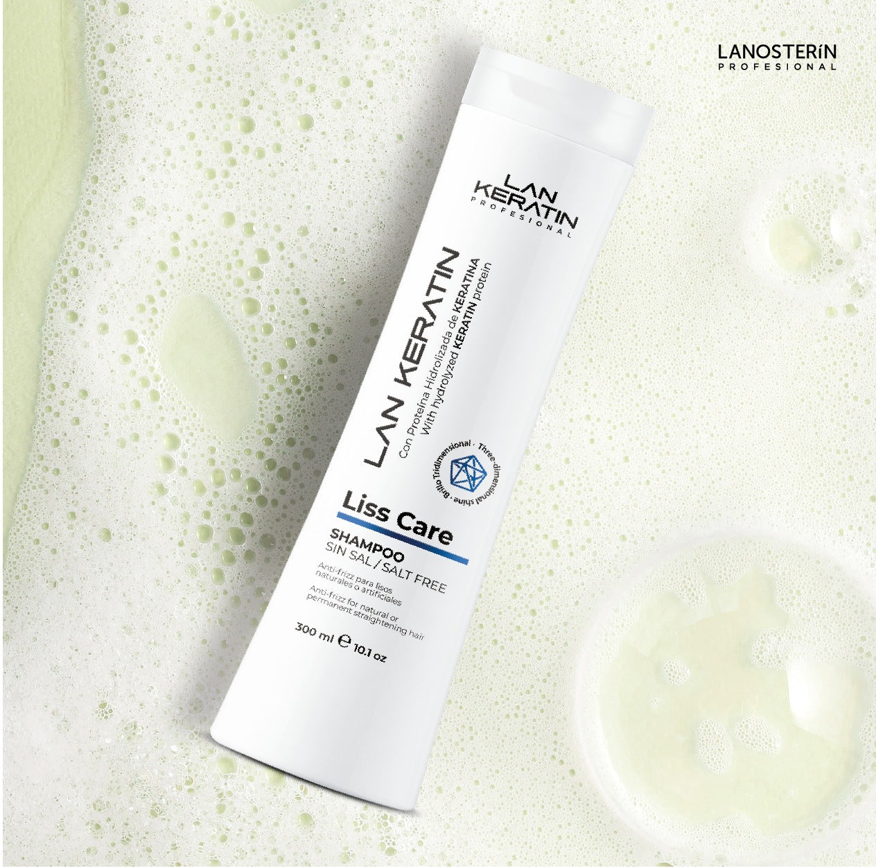 LAN KERATIN PROFESIONAL LISS CARE SHAMPOO 10.1OZ 40619300