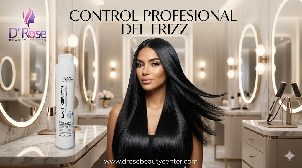 LAN KERATIN Liss Care Acondicionador Sin Sal 16.9 oz – Antifrizz para Cabello Liso