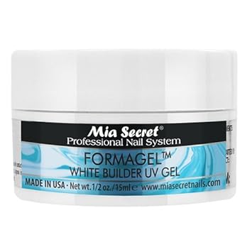💅✨ Mia Secret® Formagel White Builder UV Gel 0.5 oz / 15 ml (BG-W05) — Gel Constructor Blanco Profesional para Escultura y Extensiones de Uñas ✨💅