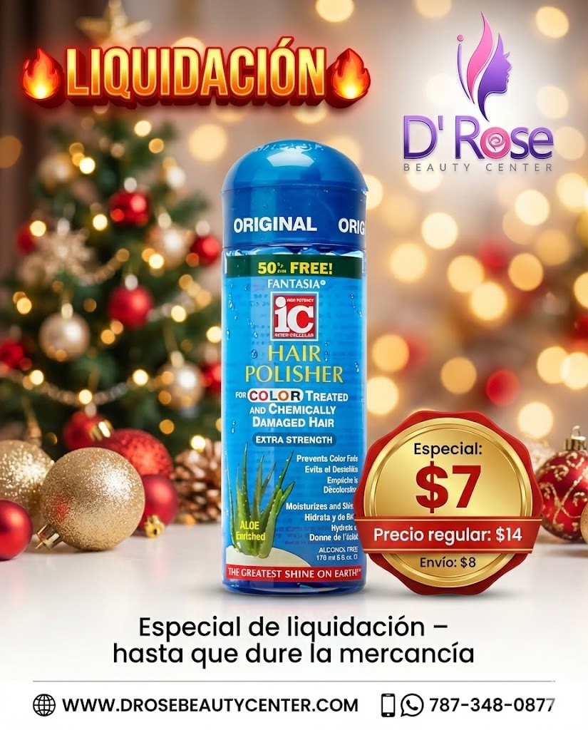 💙✨ IC Fantasia Hair Polisher Color Treated Hair 6 oz – Brillo Intenso y Color Protegido ✨💙