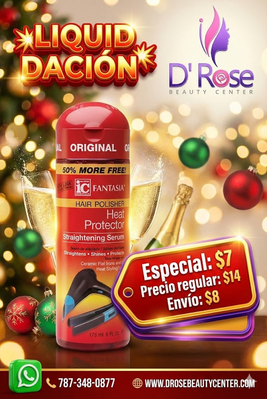 ✨🔥 IC Fantasia Heat Protector Serum 6 oz – Lacio Pulido y Protección Total 🔥✨