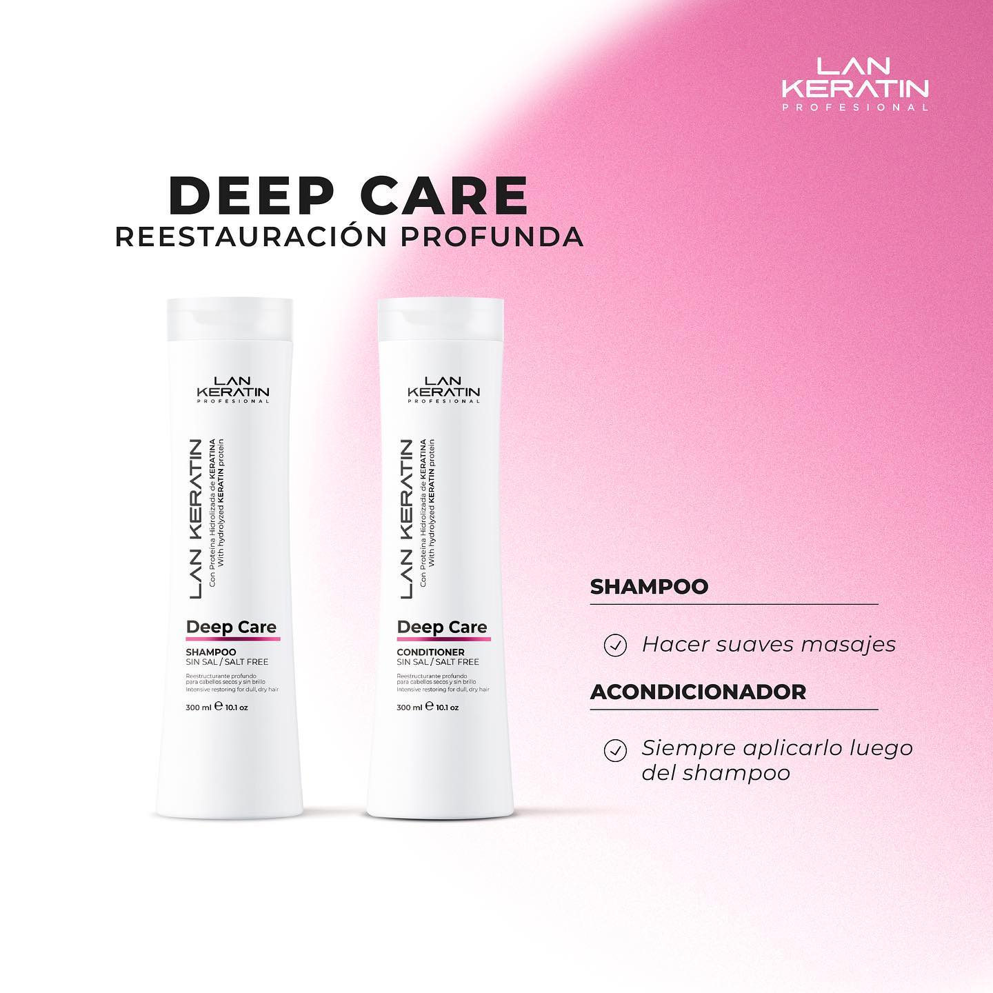 LAN KERATIN PROFESIONAL DEEP CARE ACONDICIONADOR 10.1OZ 40329300