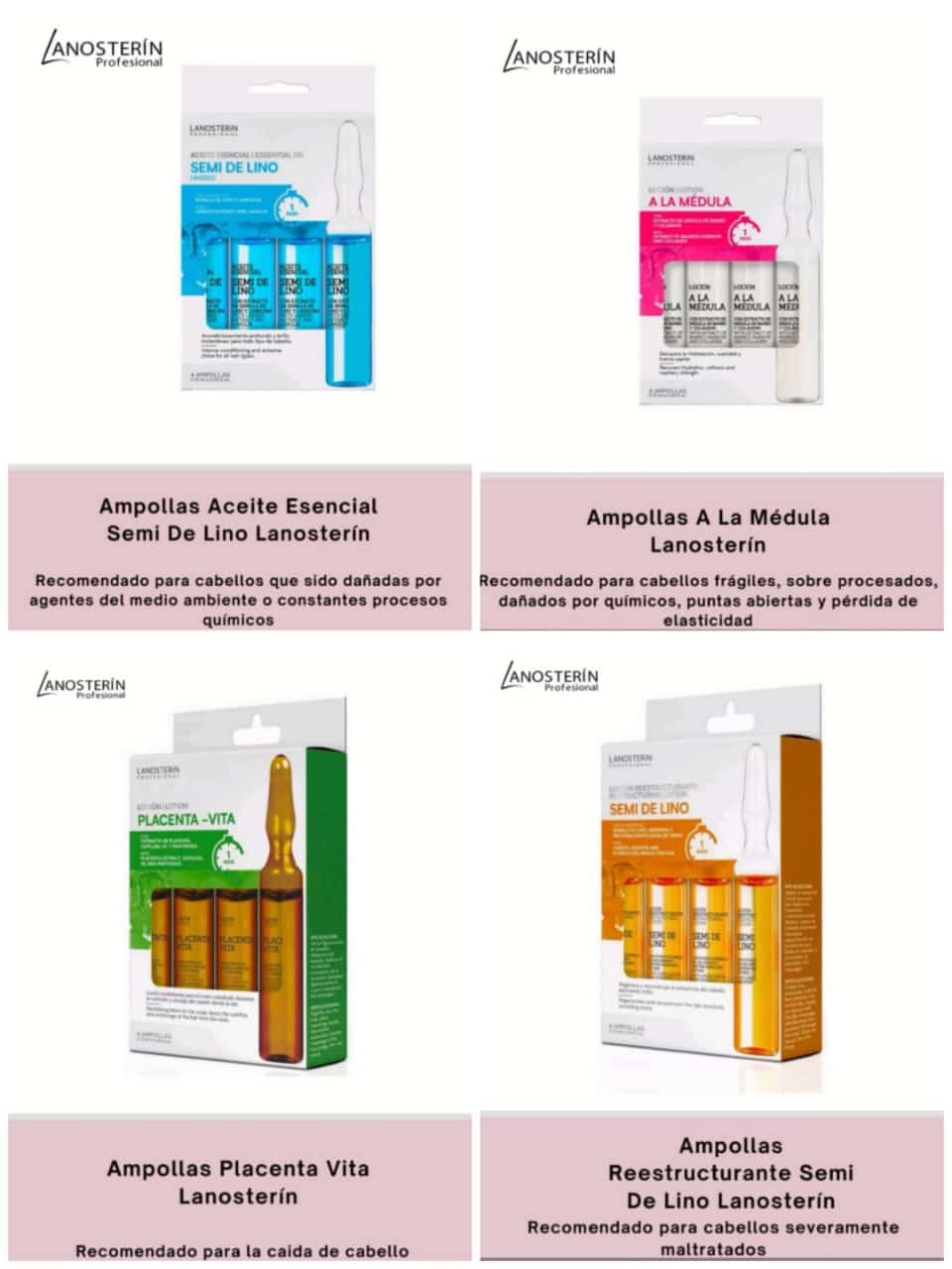 LANOSTERIN PROFESIONAL AMPOLLA LOCION PLACENTA-VITA .44OZ 90720012