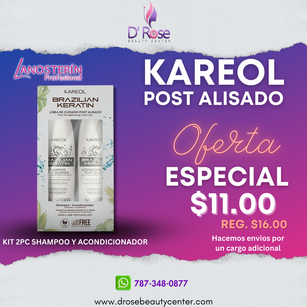 KAREOL BRAZILIAN KERATIN KIT MANTENIMIENTO POST ALISADO 46990300
