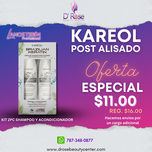 KAREOL BRAZILIAN KERATIN KIT MANTENIMIENTO POST ALISADO 46990300