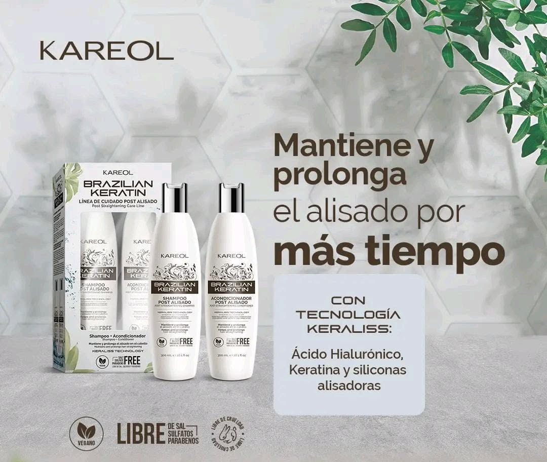 Kareol Brazilian Keratin Kit de Mantenimiento Post Alisado 46990300