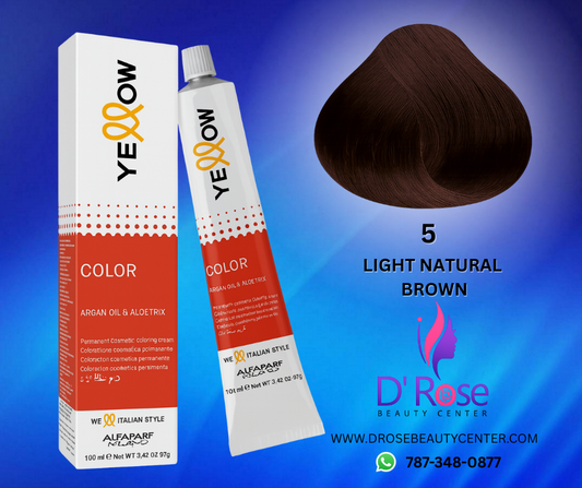 🌟 Tinte Yellow 5 Light Natural Brown – 100ml 🌟